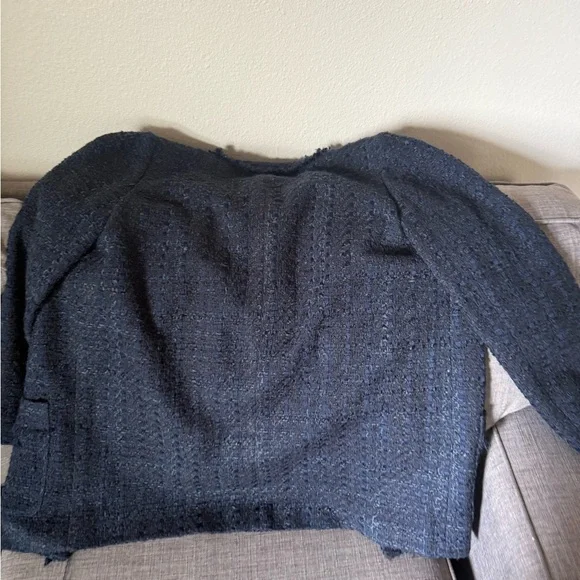 Express Navy Tweed Blazer - Picture 5 of 5